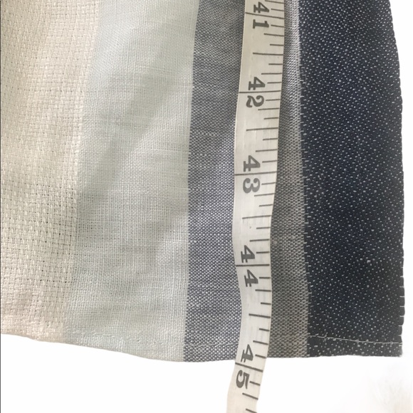JCrew Point Sur Linen Striped Dress Size 6 - Picture 10 of 12